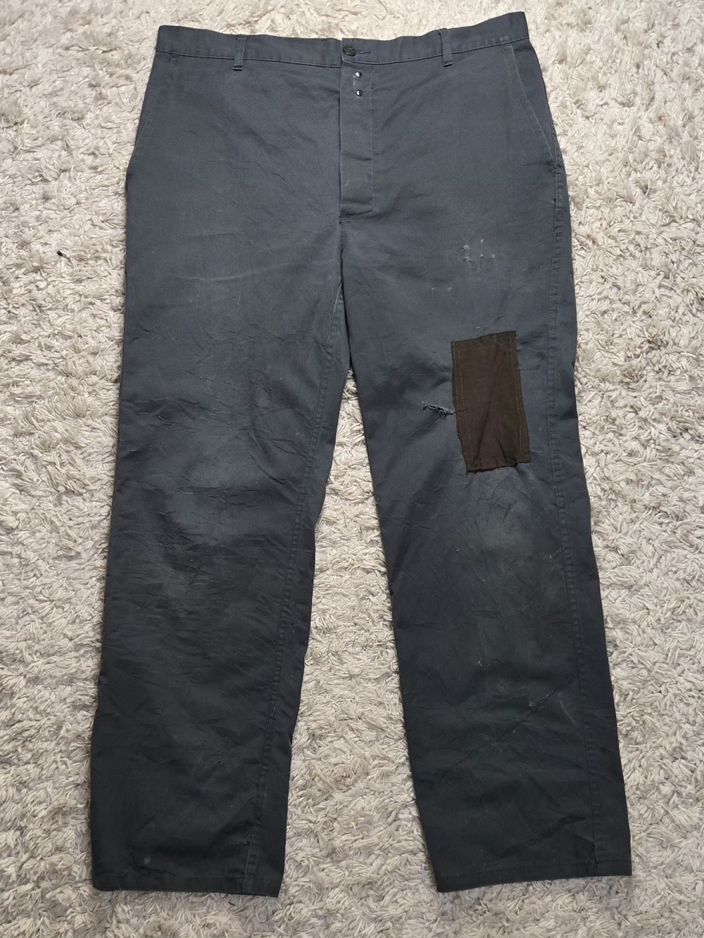 Klopman Repaired Poly Cotton Work Pants 38x32